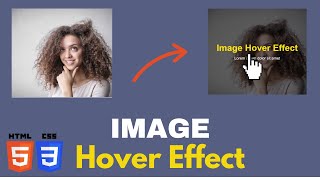 Add Text Overlays to Images on Hover with HTML amp CSS [upl. by Yehtomit]