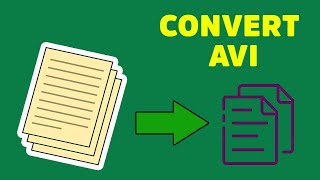 How To Convert Videos To AVI  AVI Converter Free  AVI Converter Online [upl. by Yarvis]