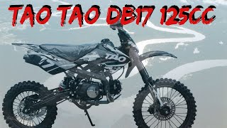 BREAKING IN TAO TAO DB17 125CC DIRT BIKE [upl. by Beverlie]