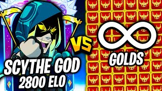 Valhallan Scythe GOD vs Infinite Golds in Brawlhalla [upl. by Sidonnie995]