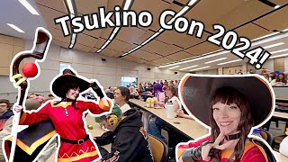 Tsukino Con 2024 Vlog  Anime Panels Artist Alley Cosplayers and more [upl. by Jaimie]