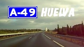 A49 Huelva  Autovía V Centenario  Provincia de Huelva  A49 highway  Andalusia  Spain [upl. by Mahda]