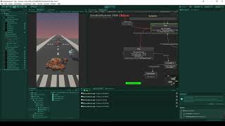 Run Zombie Run  Unity3D using NodeCanvas  FlowCanvas [upl. by Hnoj]