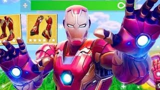 Fortnite NEW Iron Man Combat Kit amp Flight kit  Gameplay Ps5 Controller 🏆 [upl. by Ahsikyt132]