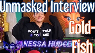 Goldfish Unmasked Interview  The Masked Singer USA Season 11 Finale [upl. by Eirased]