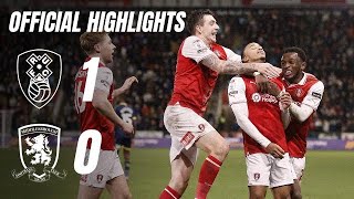 Bramall goal earns 3 points ⚽  🗽 Rotherham United 1  0 Middlesbrough 🔵  Highlights 📺 [upl. by Tannen]