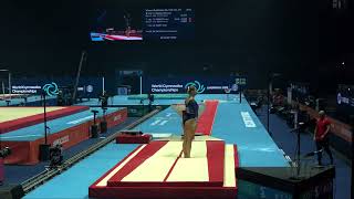 NEURAUTER Mali NOR  2022 Artistic Worlds Liverpool GBR  Qualifications Vault 2 [upl. by Aerdma862]