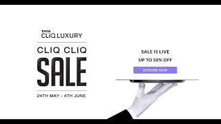 CLiQ CLiQ Sale  UP TO 50 OFF  Tata CLiQ Luxury  timewellspent [upl. by Ecyla438]