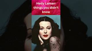 Hedy Lamarr 6 surprising things you didnt know shorts [upl. by Balduin]