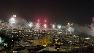 Fogo de Artifício de Ano Novo 2022 Funchal Madeira  New Years Fireworks in Madeira 2022 [upl. by Noni]