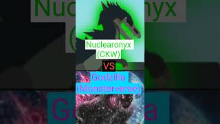 Nuclearonyx vs MV godzilla mini breakdown battle kaiju godzilla [upl. by Efal]