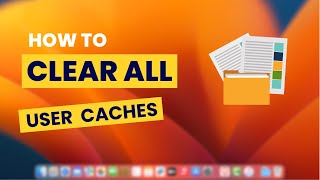 How To Clear User Cache Files on Mac OS [upl. by Ecinaej]