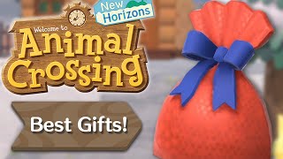 Best gifts to get Villager Photos  Animal Crossing New Horizons [upl. by Anaz]