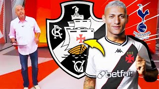 💢PARA TUDO NÃO ACREDITEI SONHO REALIZADO TORCIDA COMEMORA❗RICHARLISON CHEGANDO NOTÍCIAS DO VASCO [upl. by Hales347]