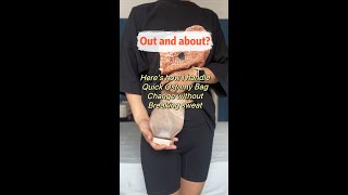 Here’s how I handle quick ostomybag without breaking a sweat colostomybag ostomate ostomylife [upl. by Aip]