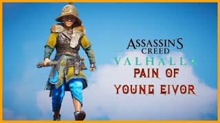 Assassins Creed Valhalla Young Eivor Brutal Combat Kills  PC MOD [upl. by Ymassej]