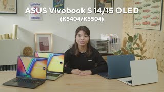 ASUS Vivobook S 1415 OLED K5404K5504 Intel – Feature Review  2023 [upl. by Howard]