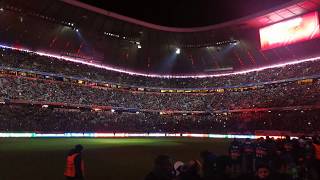 Allianz Arena Aufstellung FC Bayern München gegen Paris St Germain Dezember 2017 4K UHD [upl. by Aliber]