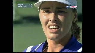 TENNIS ERICSSON OPEN 2000 MIAMI WOMENS FINAL HINGIS vs DAVENPORT ENG [upl. by Philine981]