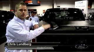 UnderCover ELITE Tonneau Cover Review  SEMA 2013 [upl. by Azirb]