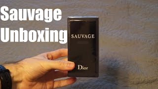 Dior Sauvage Unboxing [upl. by Wiener869]