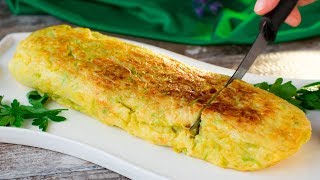 Omelette aux courgettes  parfaite pour un petit déjeuner savoureux et rassasiant   SavoureuxTV [upl. by Glick]