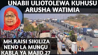 UNABII ULIOTOLEWA KUHUSU ARUSHA WATIMIA wapeni mototo wao [upl. by Nnyltak666]