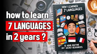 Polyglot Shares his Secret Routine to Learn Fast 12 Hour Daily Routine 20 Secret Resources [upl. by Knute]