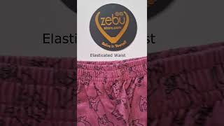 Girls cotton capri  Girls Night wear  Online Shopping at Zebu Store capri loungewear fashion [upl. by Eiruam]