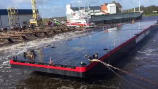 Launch Wagenborg Barge 14 [upl. by Ming]