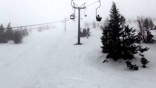 Karpacz Komplette LiftAuffahrt zur Schneekoppe im Riesengebirge in Full HD Teil 2 [upl. by Adeirf]