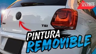 COMO PINTAR EMBLEMAS Y LETRAS CON CUSTOM WRAP O PLASTIDIP [upl. by Eillat88]