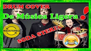 🥁 DRUM COVER de MUSICA LIGERA  SODA STEREO  😅 [upl. by Jutta]