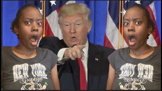 first time watching Donald Trumps Most SAVAGE MomentsREACTION reaction [upl. by Skerl]