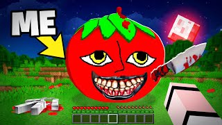 Trolling As MR TOMATOS in Minecraft [upl. by Rafa]