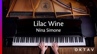 Lilac Wine by Nina Simone Piano Solo  Sheet Music [upl. by Ledoux]