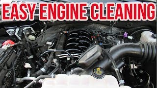 HOW TO CLEAN YOUR ENGINE  NO WATER NO SCRUBBING [upl. by Dove]