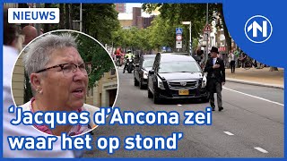 Afscheid van Jacques dAncona met rouwstoet langs al Jacques favoriete plekken [upl. by Novhaj151]