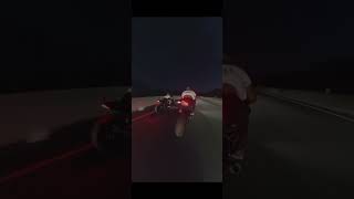 2023 S1000RR vs 2017 GSXR1000 Roll Race [upl. by Tressia]