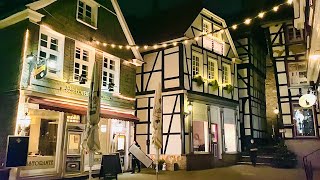 4K Christmas Night Walk in Germany  Hattingen Old Town December 2020 [upl. by Viola]