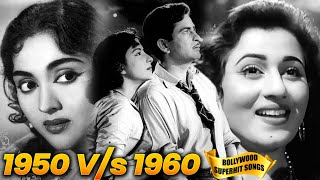 1950 Vs 1960 Super Hit HD Songs  VOL  1 Top Vintage Video Songs  Popular Hindi Songs [upl. by Hayashi756]