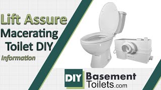 How To Use LiftAssure Macerating Toilet For DIY Bathroom Installations [upl. by Arramas]