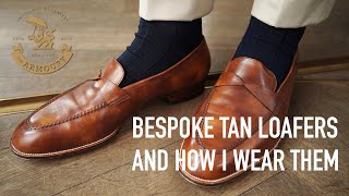 Bespoke Tan Loafers and How to Wear Them [upl. by Heiner883]