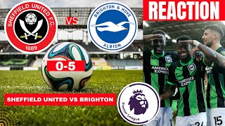 Sheffield United vs Brighton 05 Live Stream Premier League Football EPL Match Score Highlights FC [upl. by Baerl650]