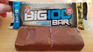 PF Big100 Cookies amp Cream Protein Bar [upl. by Maurizia]