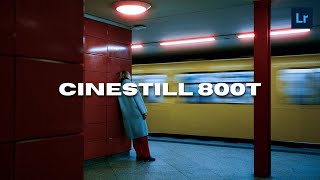 Cinestill 800T Film Preset  Lightroom mobile Free DNG [upl. by Ytineres506]