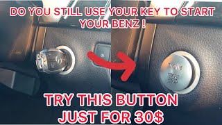 Mercedes Benz Start Stop Button  Keyless Go Button Installment Tutorial [upl. by Eux]