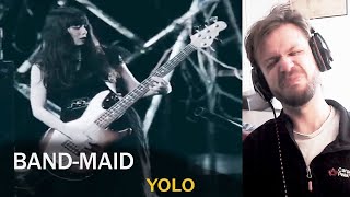 Misa Out Of The SHADOWS  BandMaid  YOLO Reaction [upl. by Senn918]