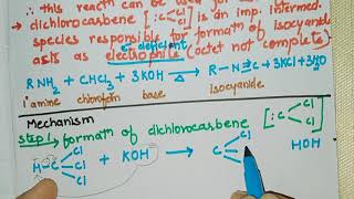 Carbylamine reaction facts amp mechanism [upl. by Ahsienroc]