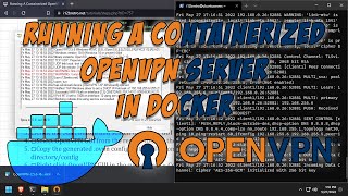 Running A Containerized OpenVPN Server in Docker [upl. by Fulvi]